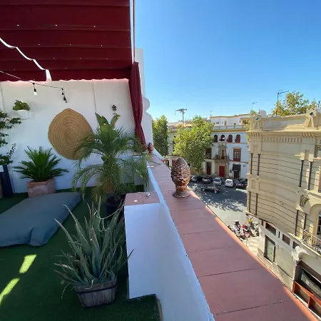 Atico Con Terraza Totalmente Privada En Pleno Centro Historico De Апартаменты